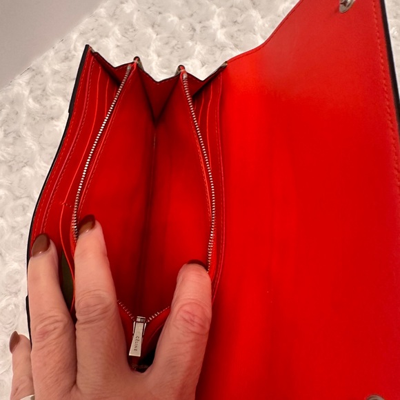 Celine Large Flap Continental Long Double
Snap Trifold Wallet Grained Calfskin - Picture 13 of 14